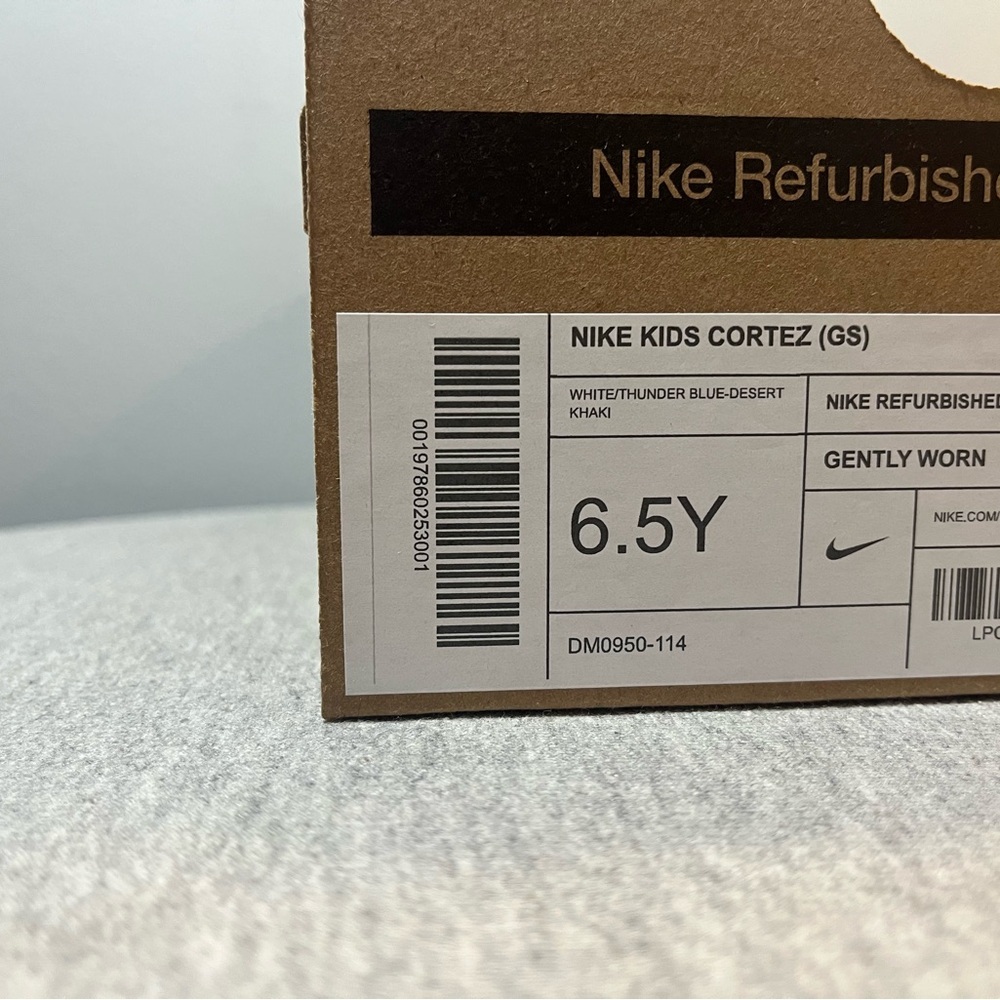 Nike Cortez GS White Thunder Blue Sneaker Size 6.5Y/Women 8 DM0950-1114​ - Picture 10 of 10
